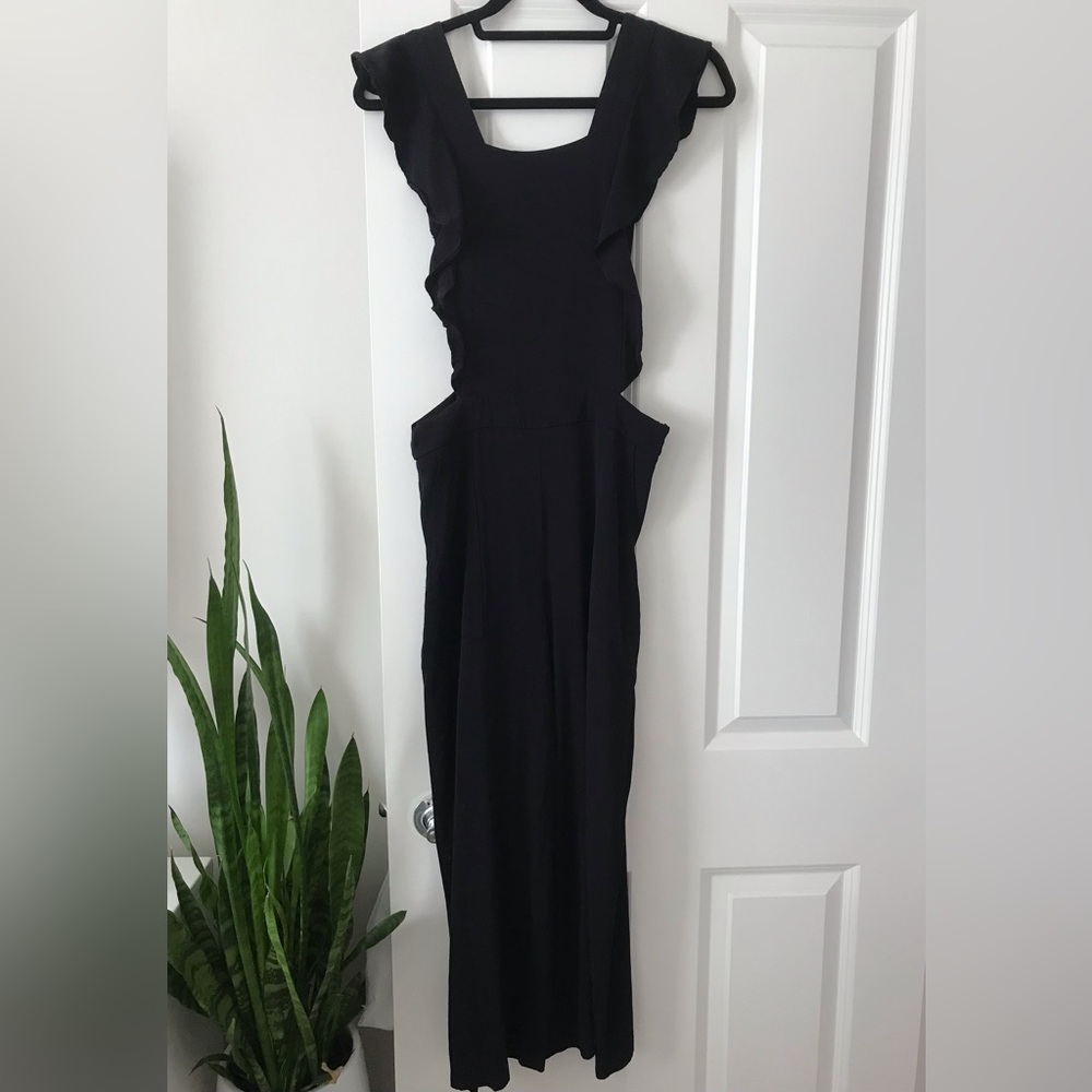 Zara Ruffle Strap Jumpsuit Overalls